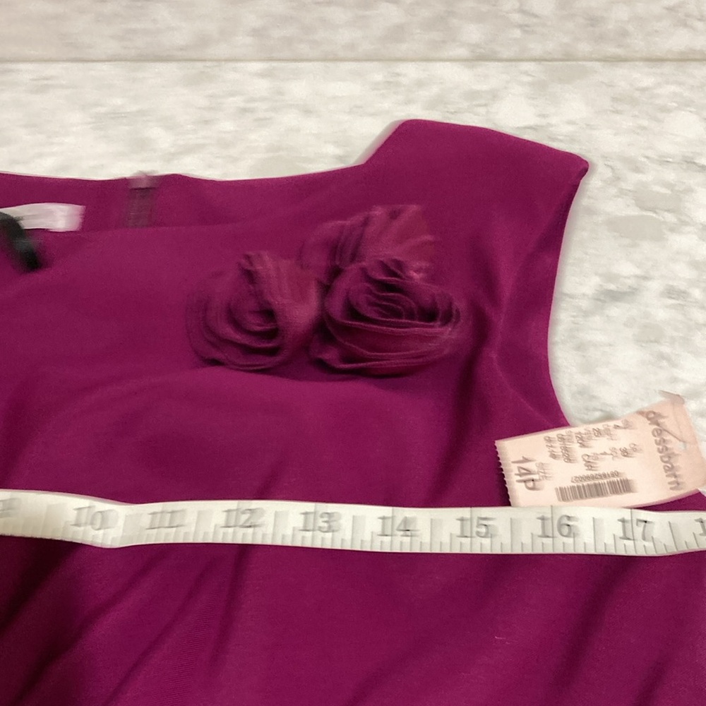 New beautiful magenta cocktail dress - Picture 10 of 11